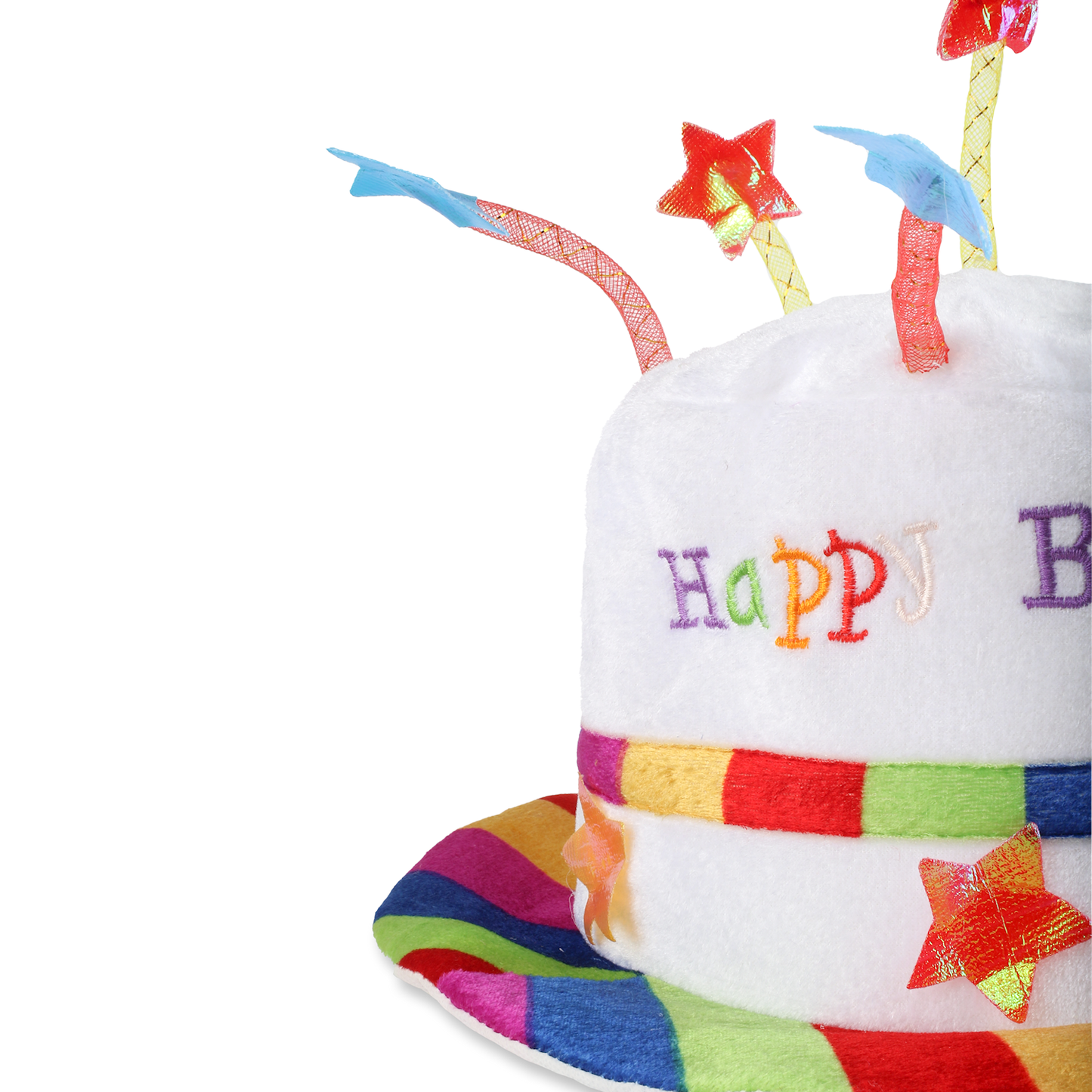Adult Light Up Happy Birthday Hat