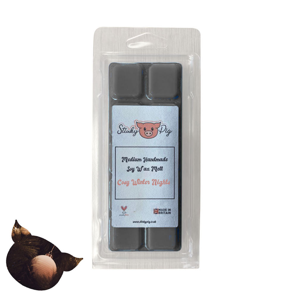 Stinky Pig Highly Scented Soy Wax Melt Clam - 50g Cosy Winter Night