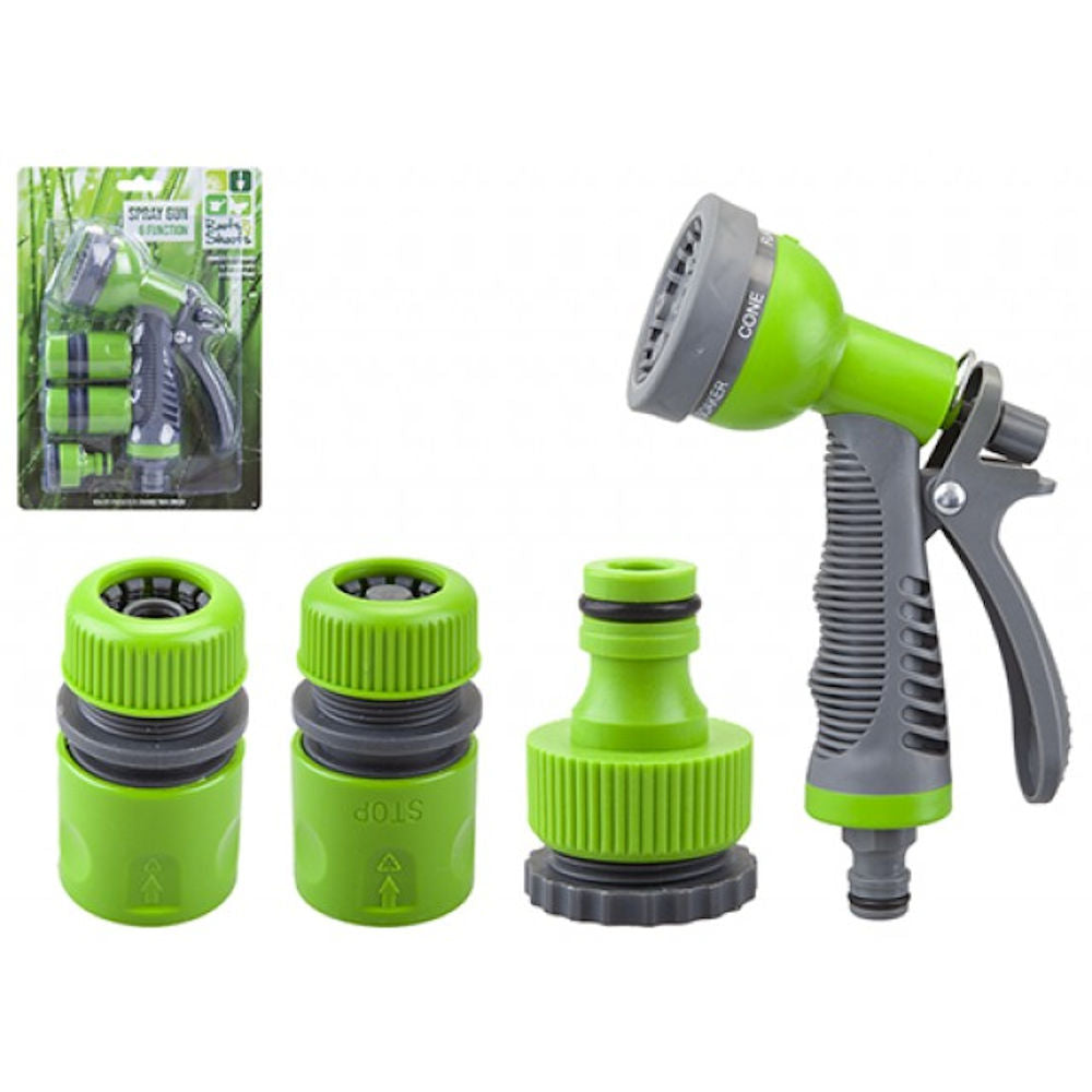 Hose Spray Gun Adaptor Set - Garden Watering Accessory