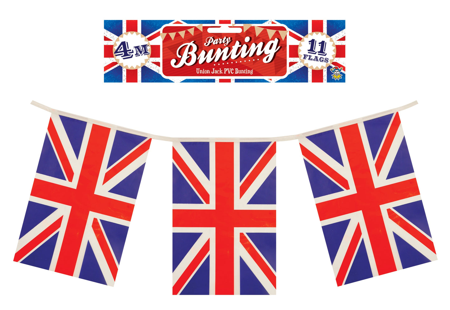 Union Jack 4m Flag Bunting