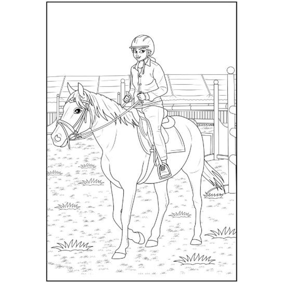 A4 Colouring Fun For Girls Colouring Book - Whimsical Designs Fairy-Tale Themes High Quality Paper