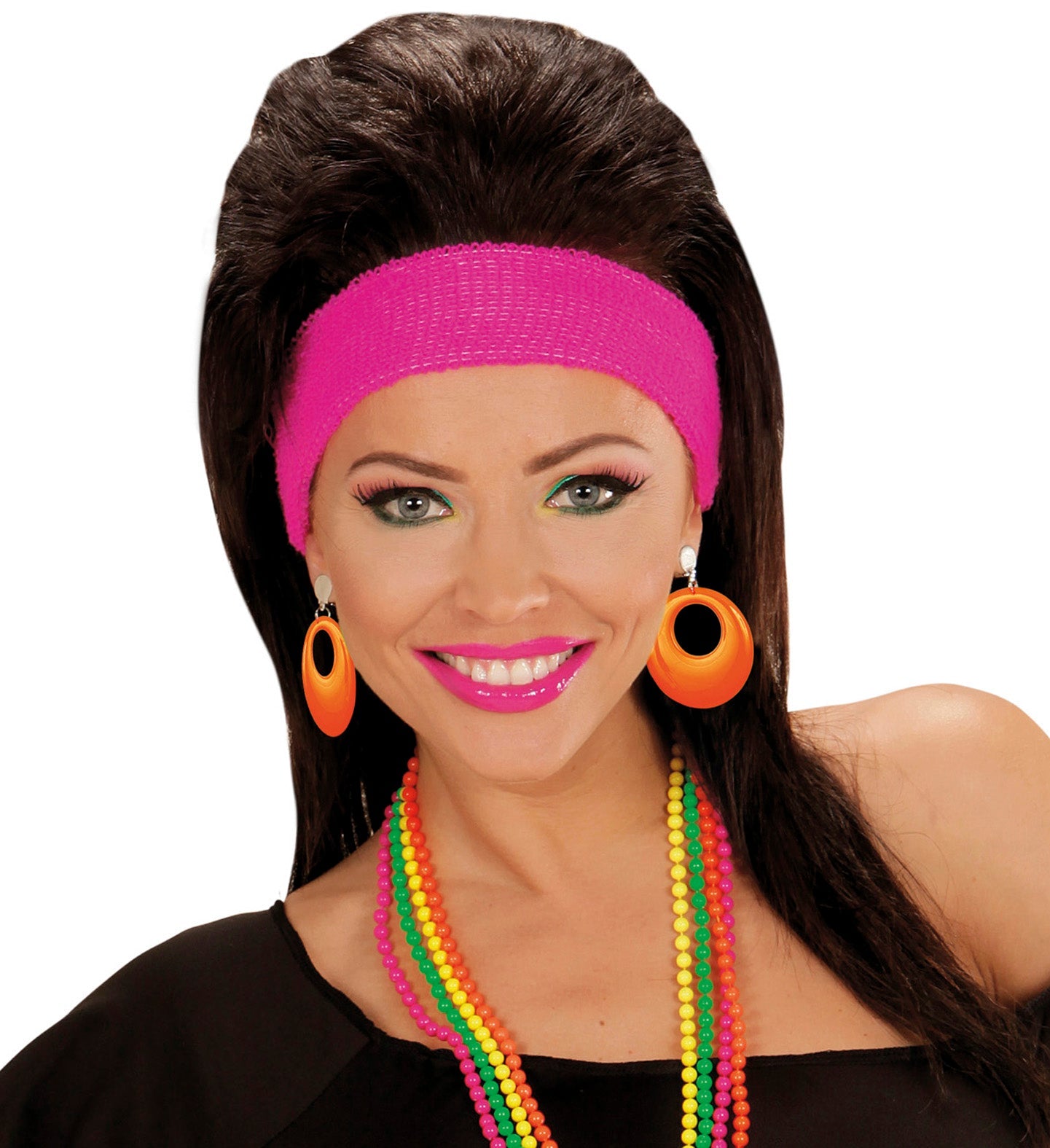 Pair of Neon Orange Earrings