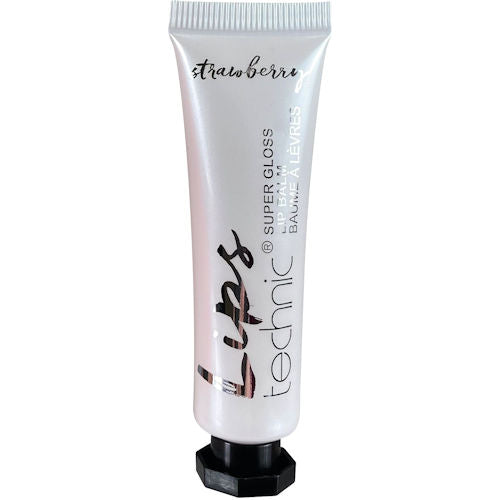 Technic Cosmetics Lips Super Gloss Lip Plumper Clear Strawberry - Makeup Beauty Plumping Lip Gloss