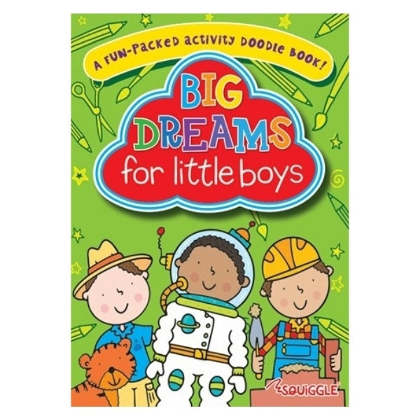 A4 Dream Big Activity Doodle Book - 32 Pages Creative Doodling Engaging Activities High Quality