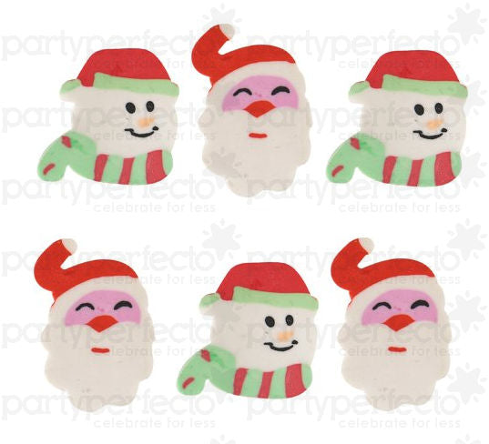 6 Christmas Erasers