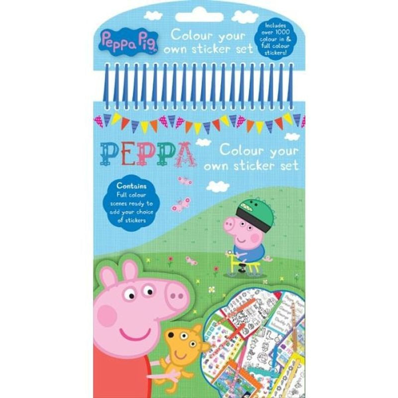 Peppa Pig Colour Your Own Sticker Set