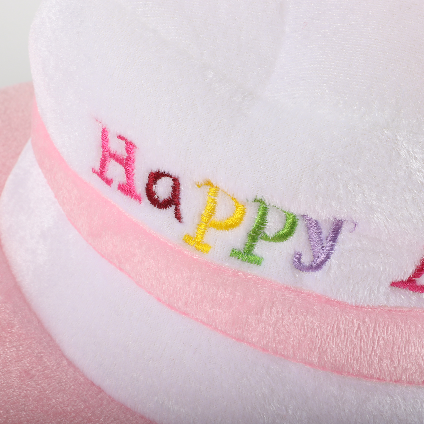 Adult Pink Light Up Happy Birthday Hat