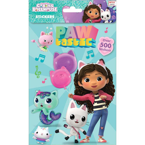 Gabby's Dollhouse 500 Stickers - Gabby's Dollhouse Decorating Crafts Scrapbooking