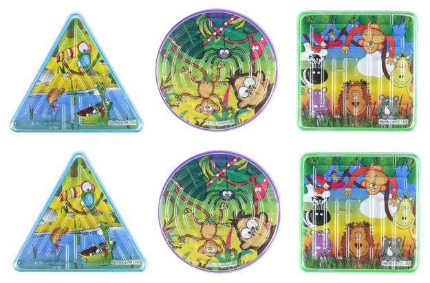 6 Jungle Maze Puzzles