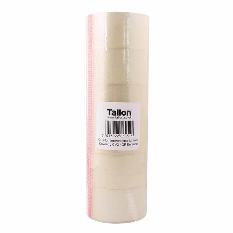 Clear Tape - 6 Rolls 48mm Packing Tape Office Supplies