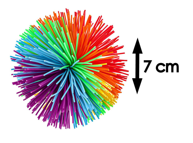 6 Rubber Koosh Balls