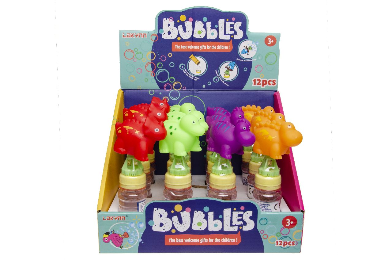 6 Dinosaur 3D Bubble Tubs