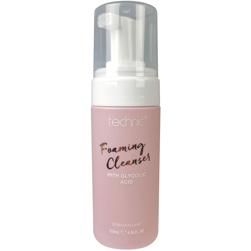 Technic Cosmetics Glycolic Acid Foaming Cleanser - Skincare Cleanse Exfoliate Refresh Hydrate