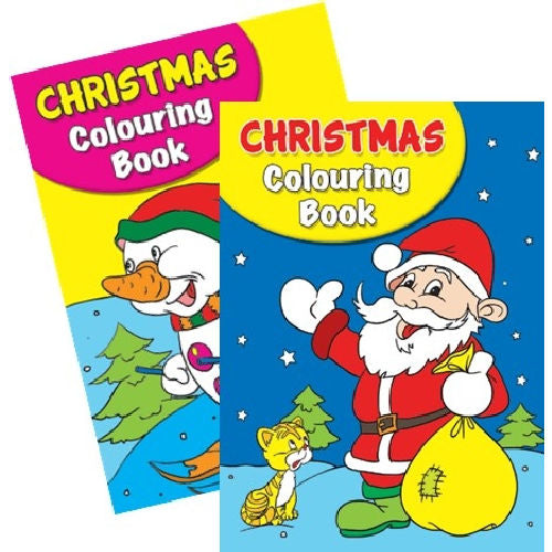A4 My Christmas Colouring Book - Assorted Festive Designs Holiday Scenes Characters High Quality
