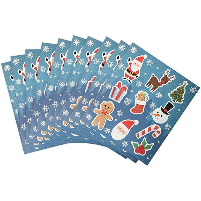 10 Christmas Sticker Sheets