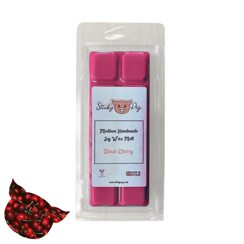 Stinky Pig Highly Scented Soy Wax Melt Clam - 50g Black Cherry