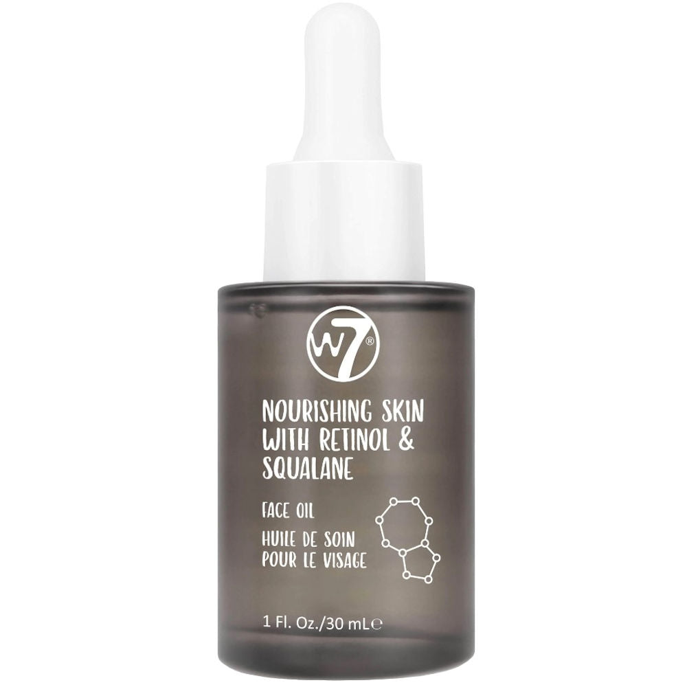 W7 Cosmetics Nourishing Skin Face Oil - Hydrating Nourishing Anti Aging Smooth Skin Treatment