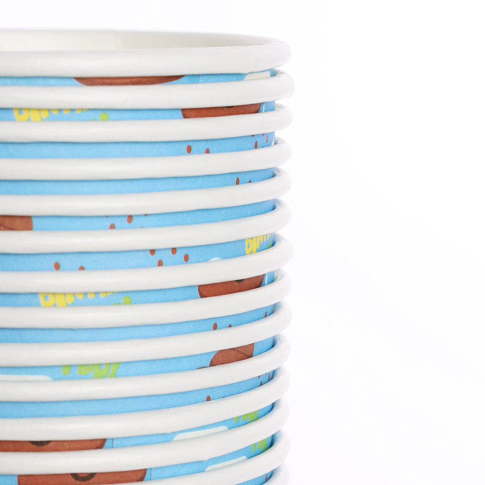 16 Emoji Poo Paper Party Cups