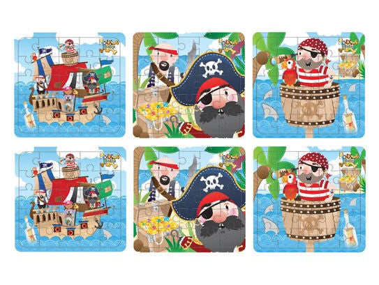 6 Pirate Jigsaw Puzzles