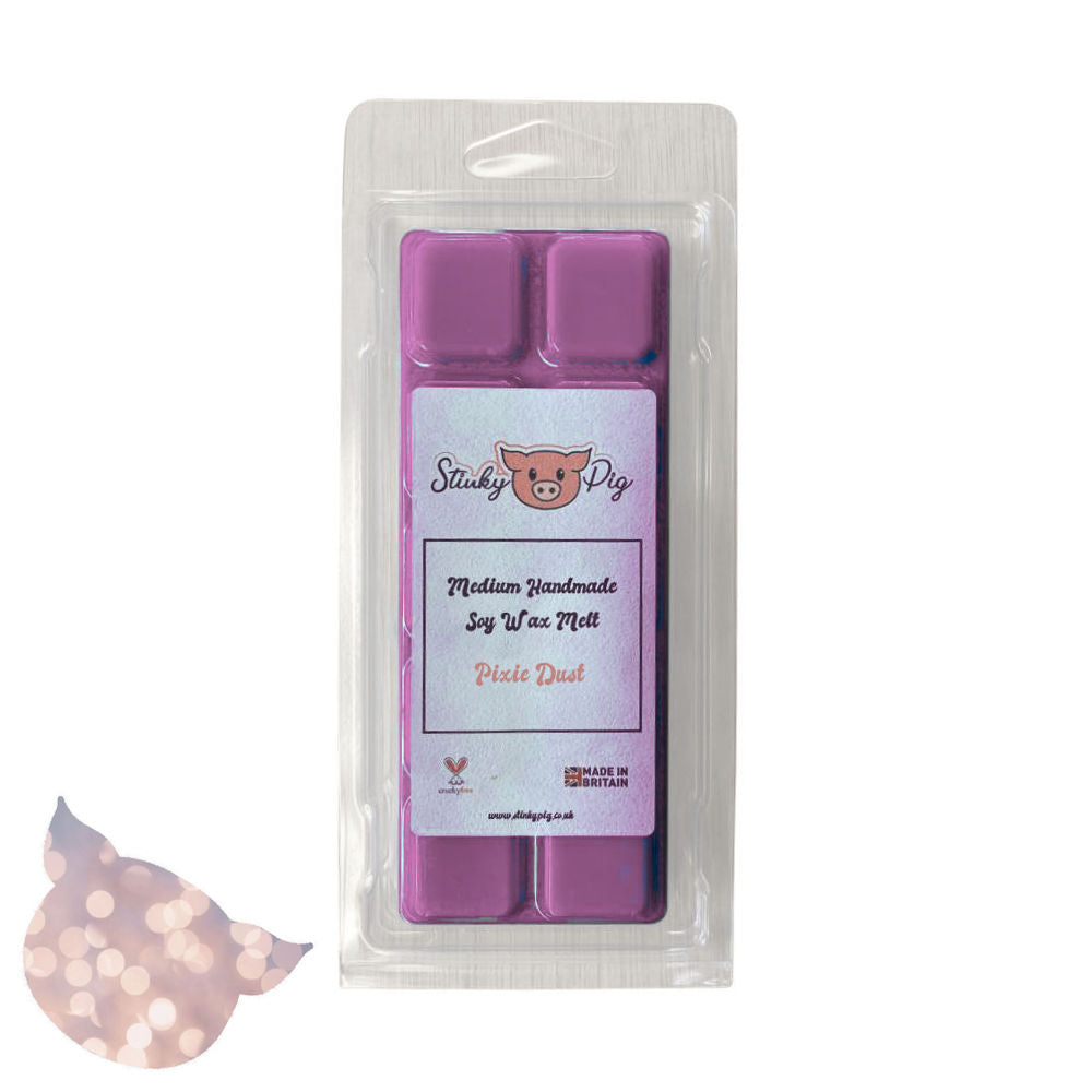 Stinky Pig Highly Scented Soy Wax Melt Clam - 50g Pixie Dust