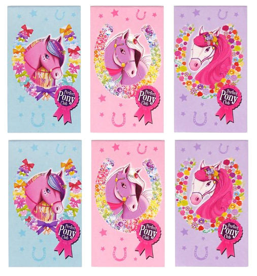 6 Mini Pony Flip Notebooks