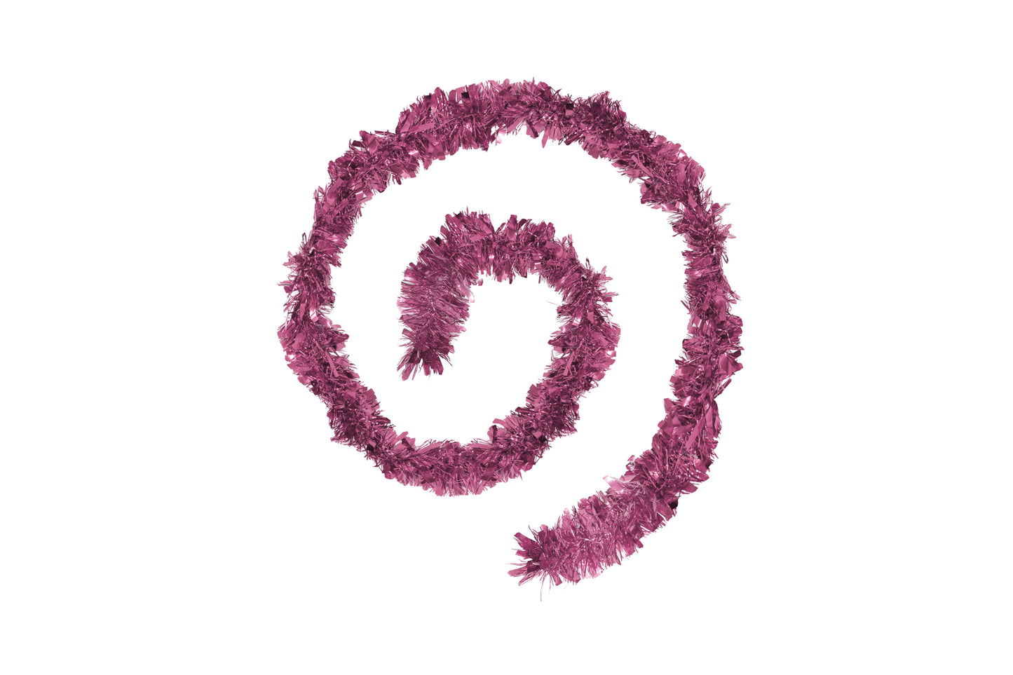 Hot Pink 1.8m Christmas Tinsel