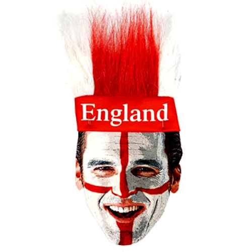 St George England Headband - Patriotic Headwear National Flag Design English Costume Accessory