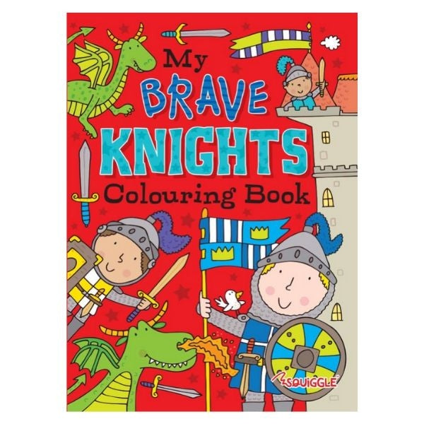 Pirates or Knights Colouring Book