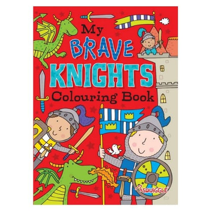 Pirates or Knights Colouring Book