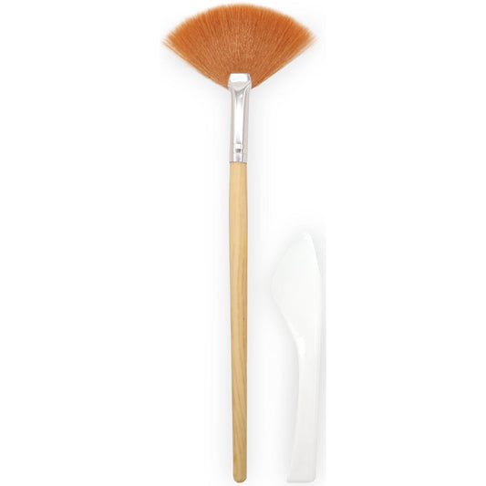 Spa Mask Brush With Spatula - Facial Treatment Set for Applying and Removing Masks, Skincare Tool