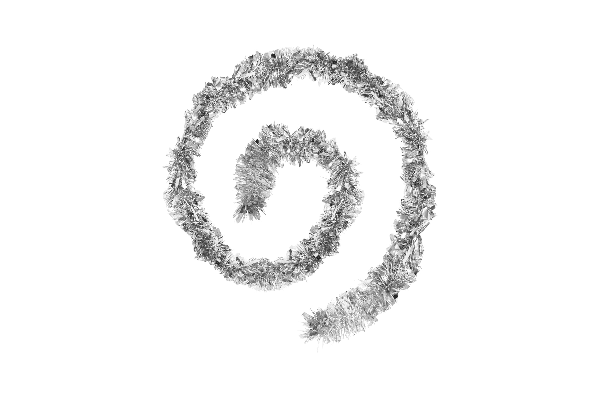 Silver 1.8m Christmas Tinsel
