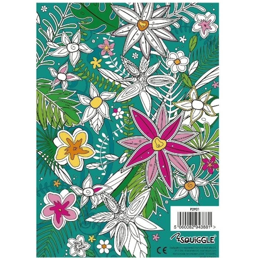 A4 Tranquil Advanced Colouring Book - Intricate Designs Relaxing Art Therapy High Quality Paper Tranquil