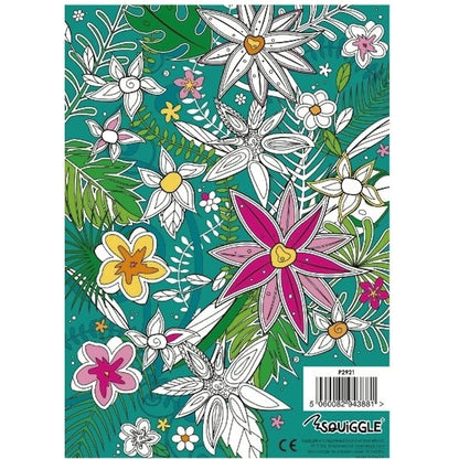 A4 Tranquil Advanced Colouring Book - Intricate Designs Relaxing Art Therapy High Quality Paper Tranquil