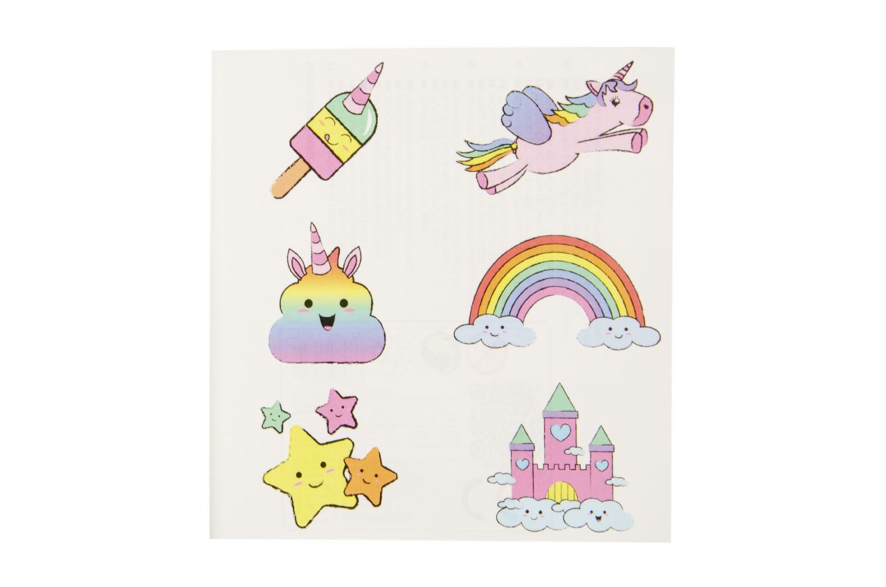 Unicorn Tattoo Sheet