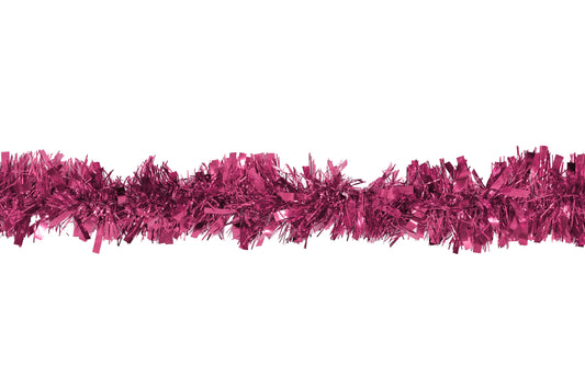 Hot Pink 1.8m Christmas Tinsel