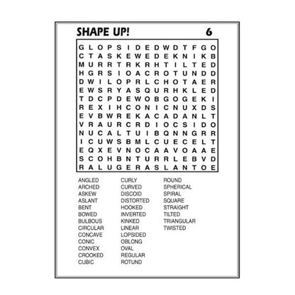A4 Mega Large Print Word Search Book - Assorted High Quality Paper Relaxing Brain Teasers