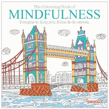 Mindfulness Colouring Book - Assorted Relaxing Stress Relief High Quality Paper Mindful Relaxation