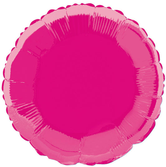 Hot Pink Foil Round Balloon