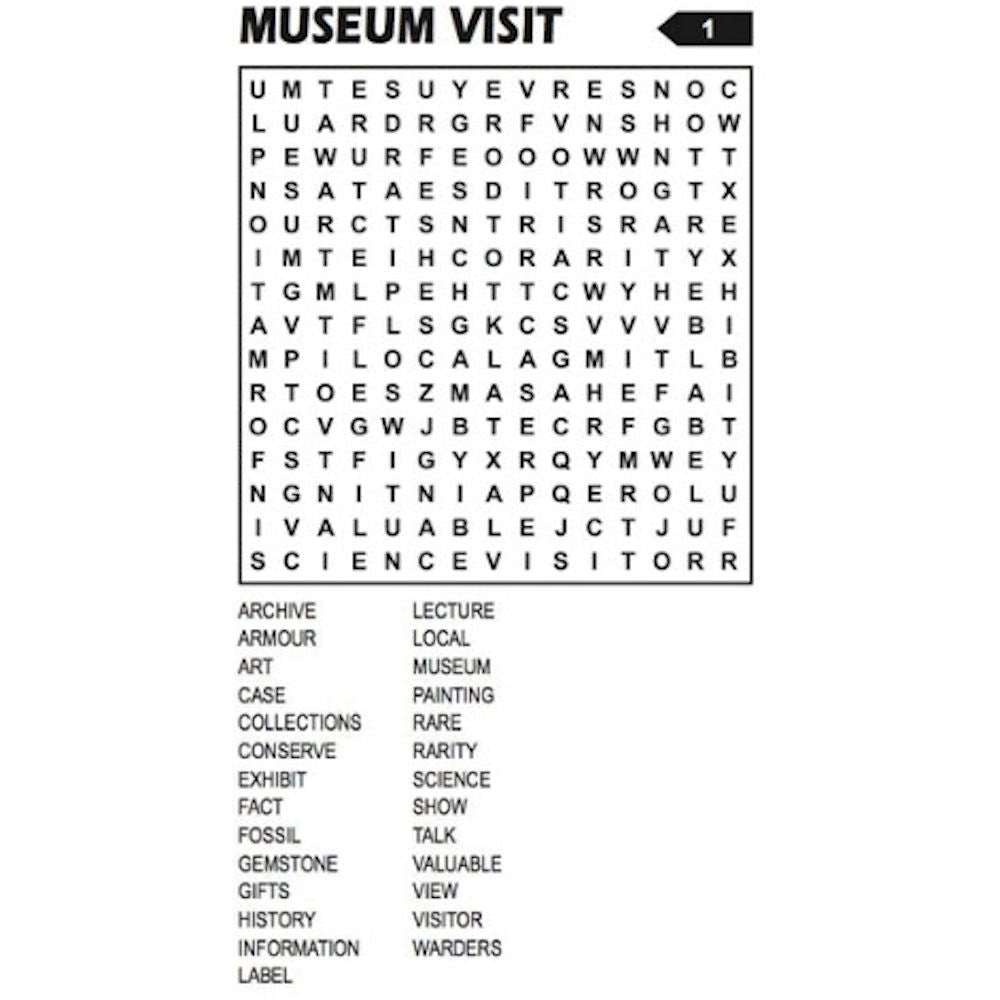 Travel Size Word Search Book - Assorted Convenient Size Entertainment High Quality