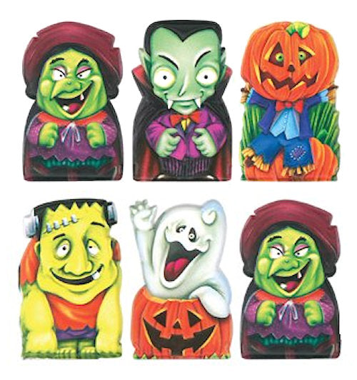 6 Halloween Finger Puppets