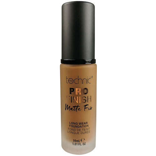 Technic Cosmetics Pro Finish Matte Foundation No Shine Chestnut - Makeup Beauty Matte Finish Foundation