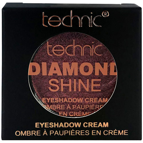 Technic Cosmetics Diamond Shine Glitter Eyeshadow Ruby Red - Makeup Beauty Sparkle Glamour Intense Colour