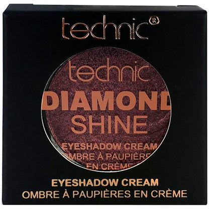 Technic Cosmetics Diamond Shine Glitter Eyeshadow Ruby Red - Makeup Beauty Sparkle Glamour Intense Colour