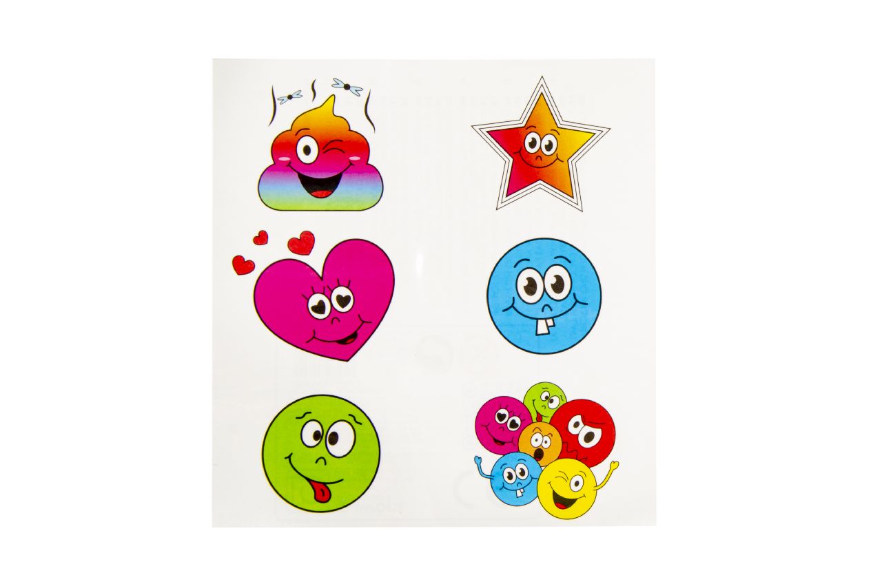 Emoji Tattoo Sheet