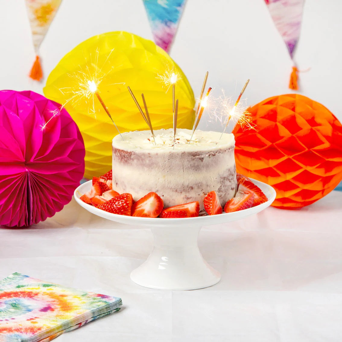 5 Mini Cake Sparklers