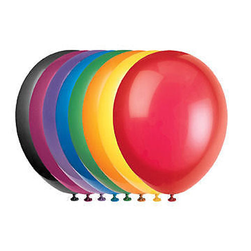 50 Assorted Crystal Latex Balloons
