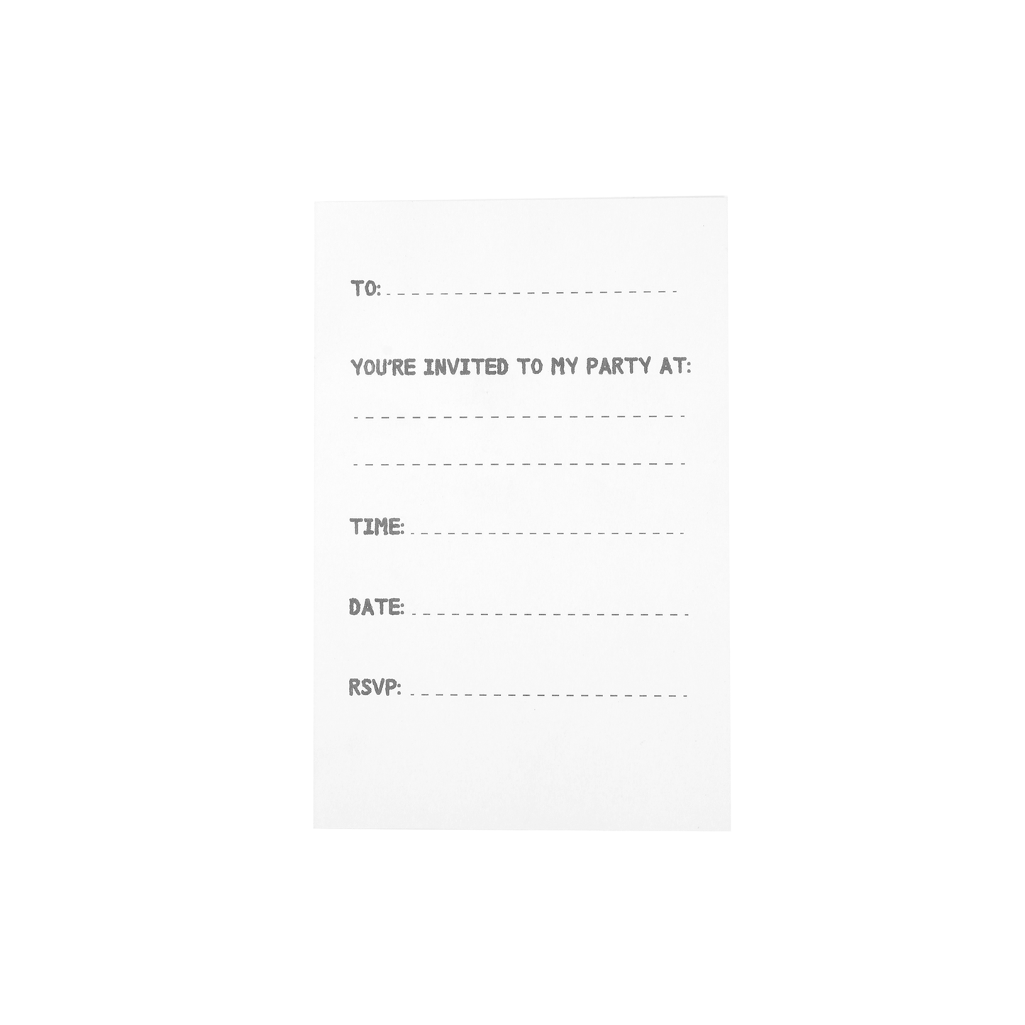 16 Unicorn Party Invites & Envelopes