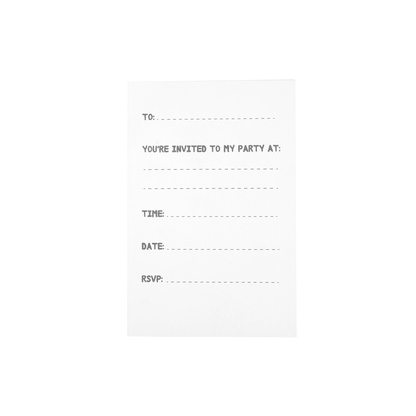 16 Unicorn Party Invites & Envelopes
