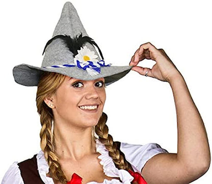 Adult Grey Bavarian Seppel Hat
