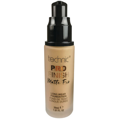 Technic Cosmetics Pro Finish Matte Foundation No Shine Ivory - Makeup Beauty Matte Finish Foundation